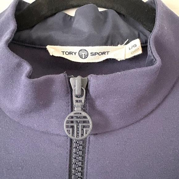 Tory Sport Navy Zip-Up Dress - Picture 3 of 5